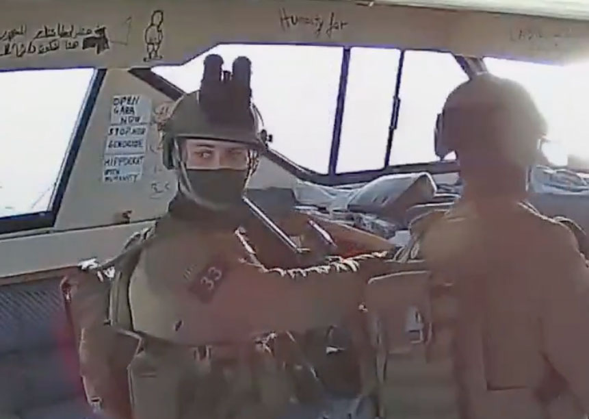 Asalto por fuerzas israelís del velero Captain Nikos, perteneciente a la Global Sumud Flotilla | Fuente: @GlobalSumudF