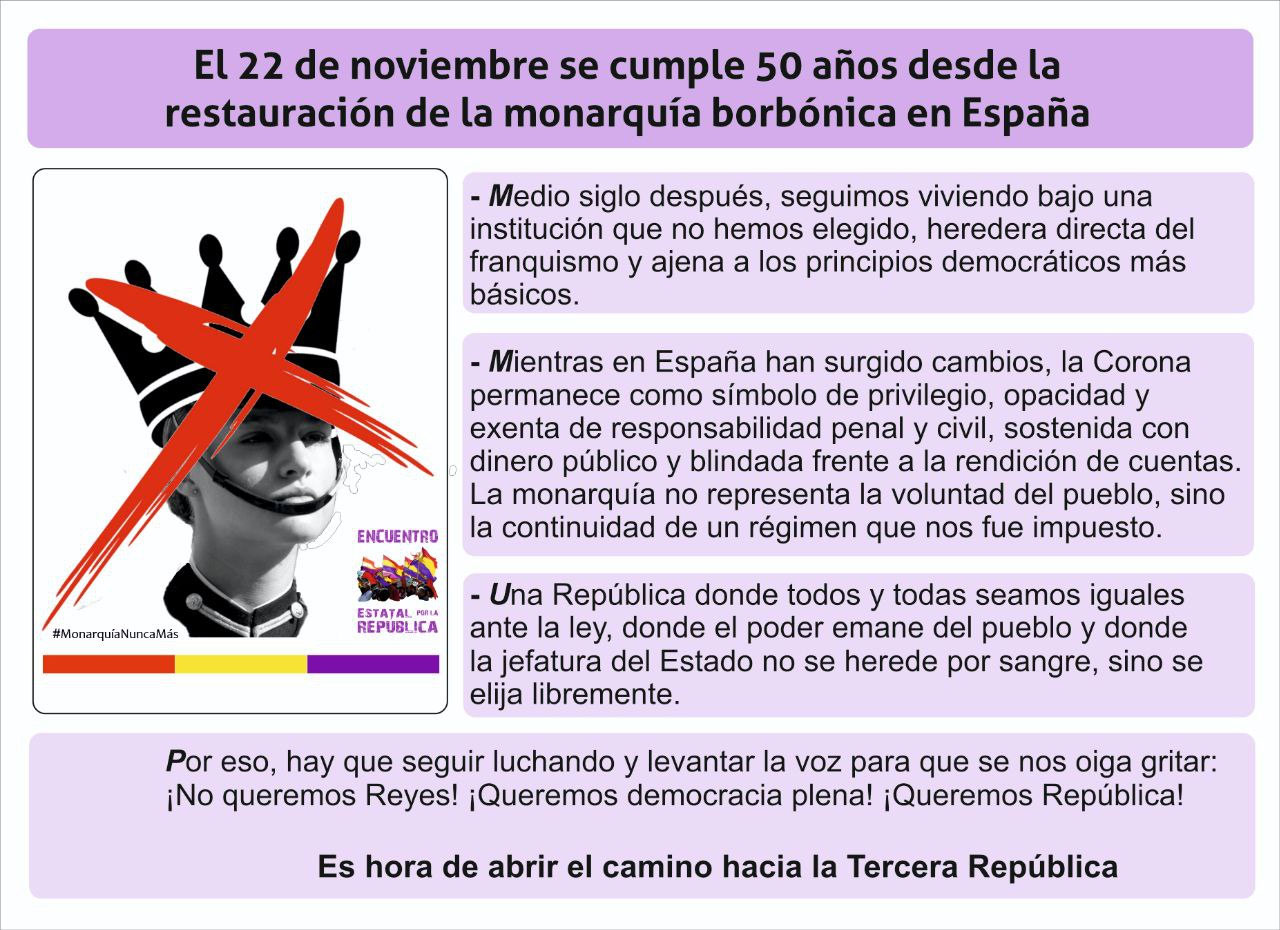 50 aniversario restauración monarquía