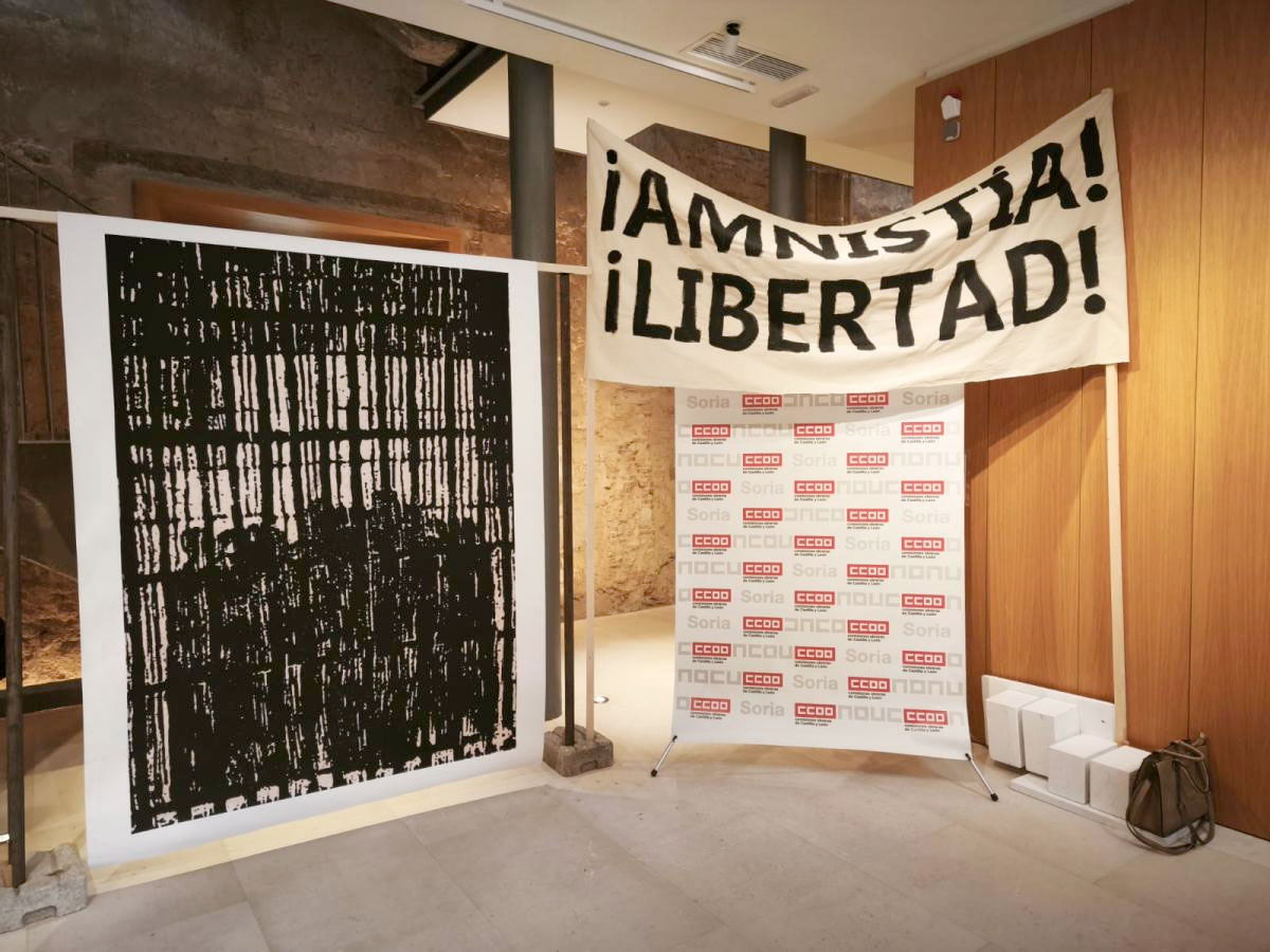 Exposición de CC.OO. Soria sobre los presos políticos en el franquismo