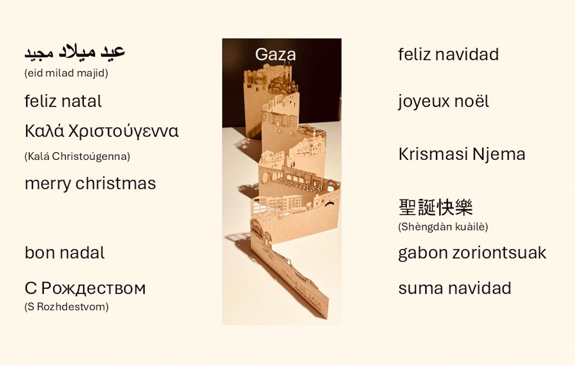 Felicitación de Navidad de Iñaki Chaves