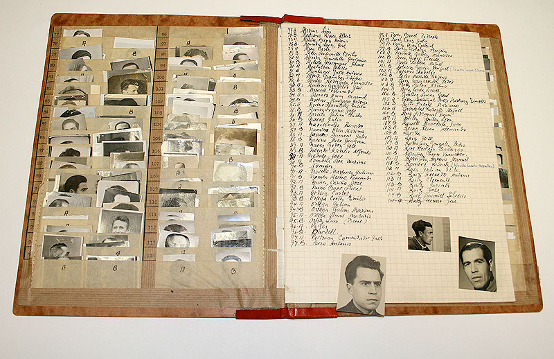 Listado de camaradas enviados clandestinamente a España en la lucha antifranquista | Fuente: Archivo Histórico PCE (AHPCE)