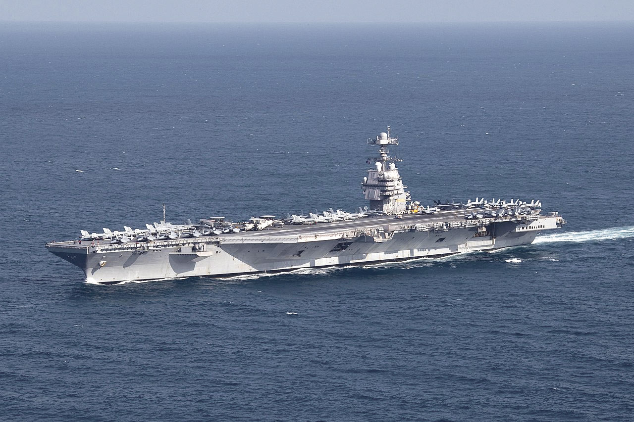 Despliegue del portaviones USS Gerald R. Ford en el Caribe | U.S. Navy / Dominio público
