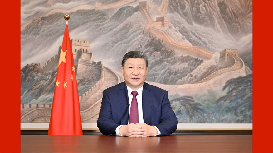 En vísperas del Año Nuevo 2026, el Presidente Xi Jinping dio un mensaje de felicitación a través del Grupo de Medios de China y el Internet.