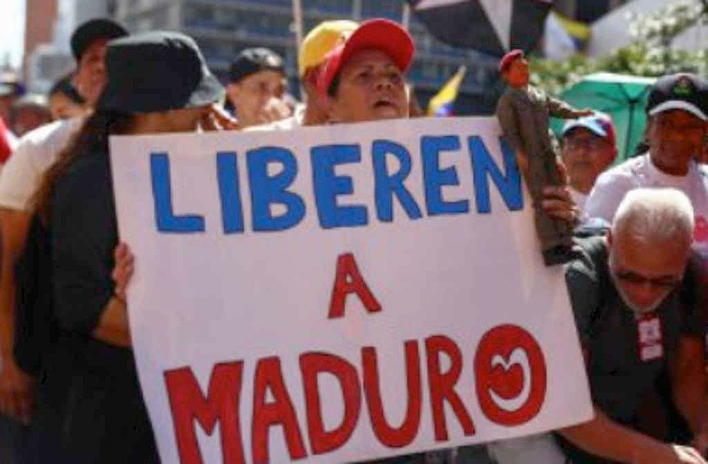 Movilización el 3 de febrero exigiendo la liberación de Nicolás Maduro