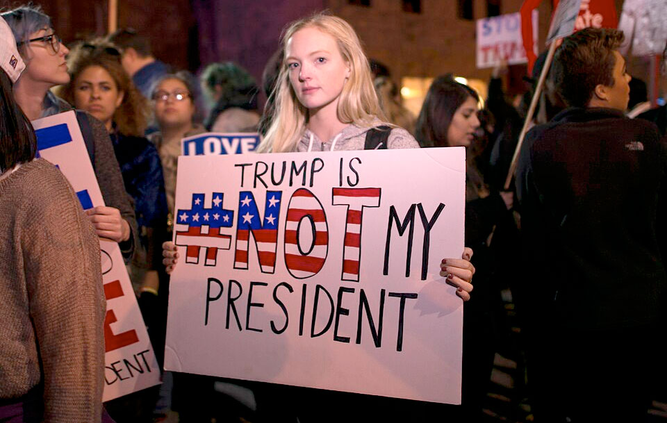 Protesta contra Donald Trump (imagen de archivo) | Fuente: Fibonacci Blue / wikimedia commons / CC BY 2.0