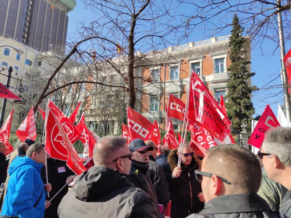 Manifestación de CCOO. - Fuente: CCOO de Madrid.