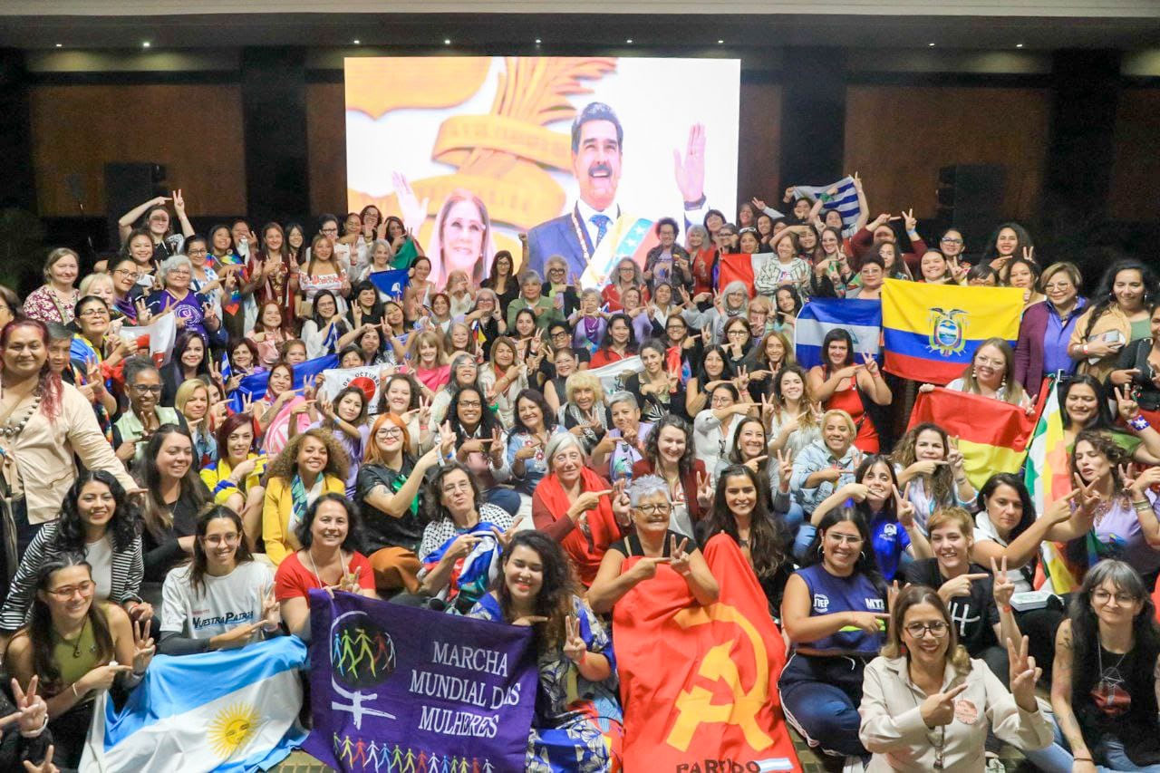 Brigada Internacionales Cilia Flores por la Paz | Fuente: Minmujer / Telesur