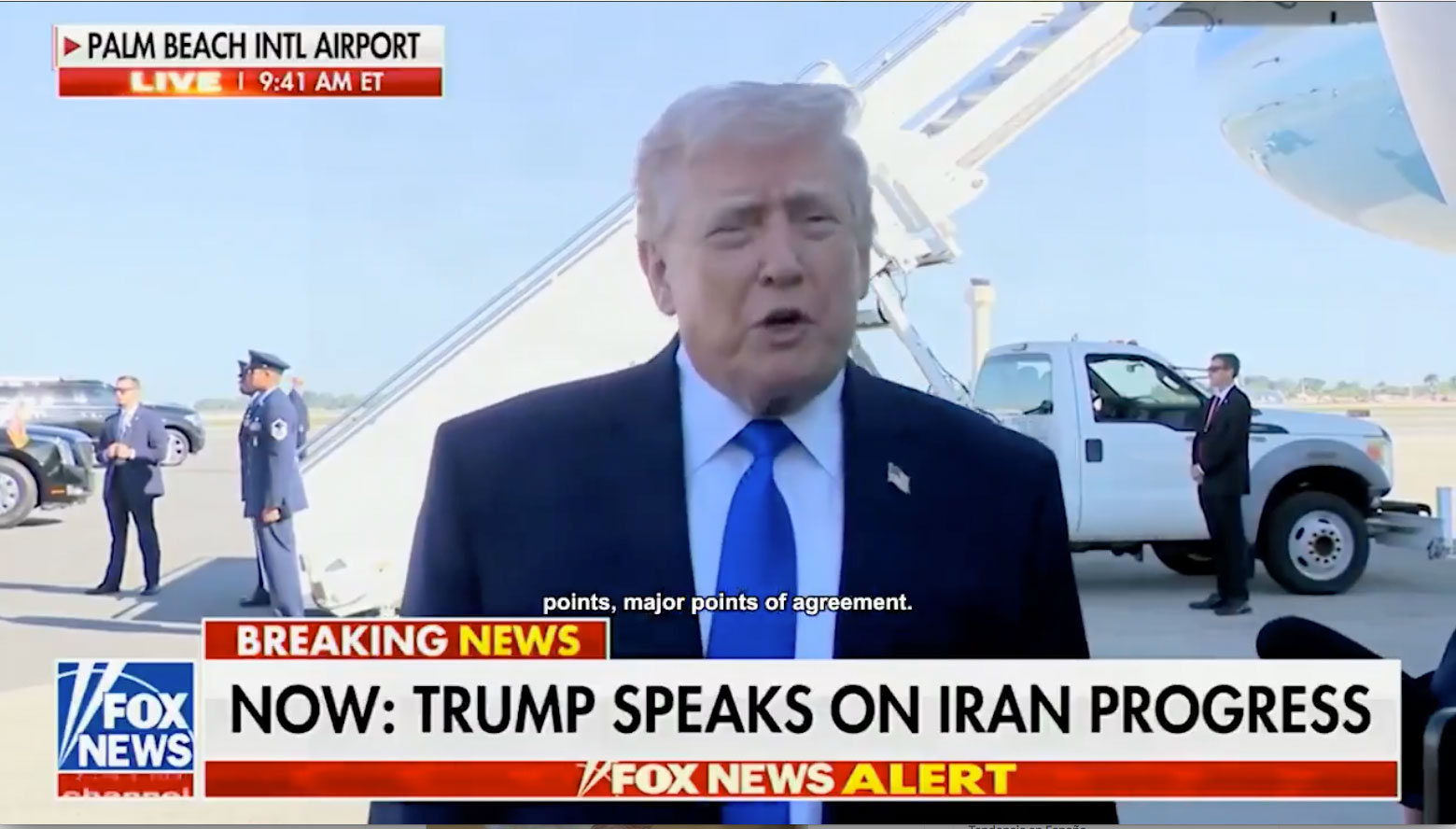 Declaraciones de Donald Trump sobre Irán | Fuente: captura de pantalla