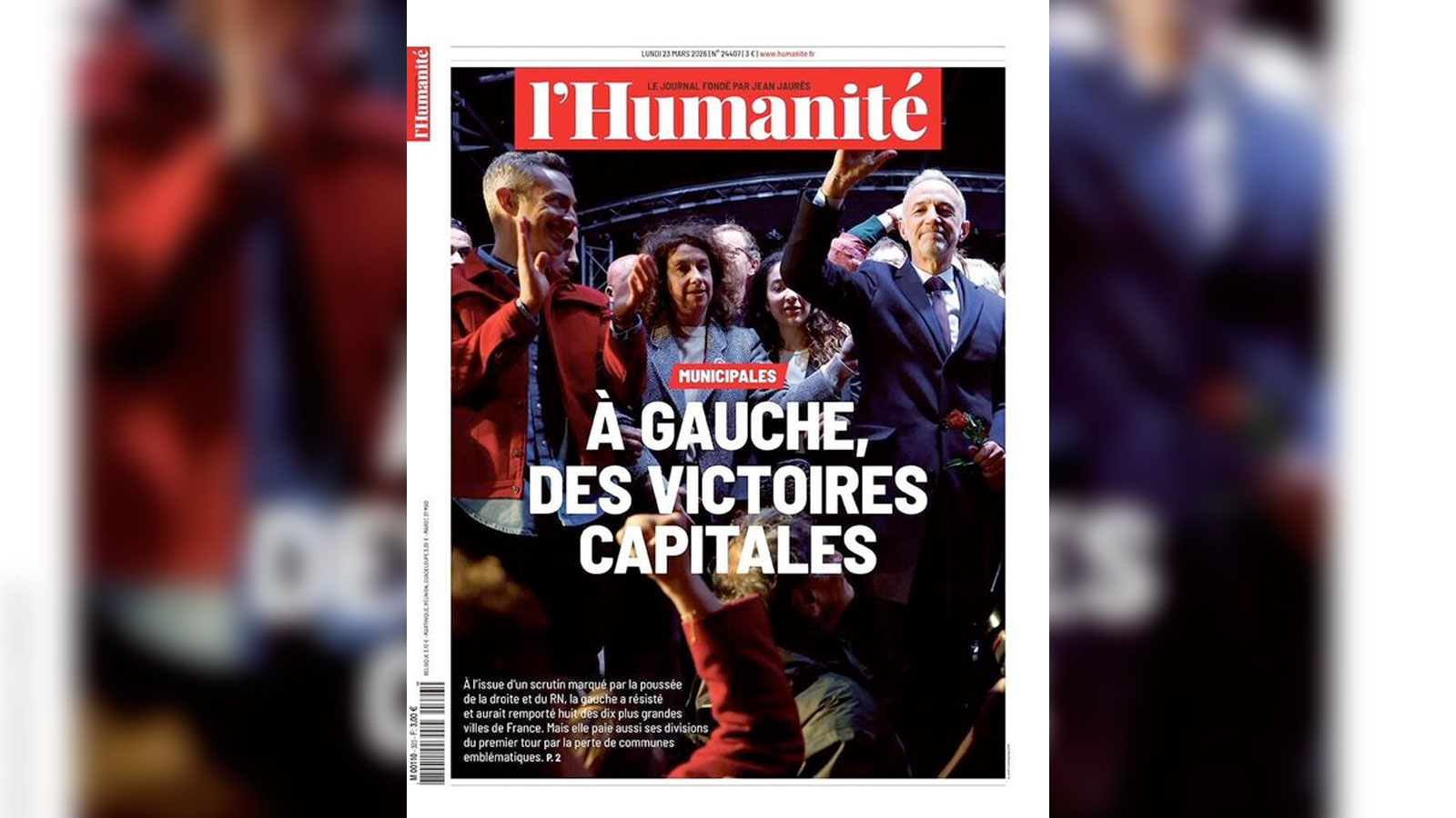 Elecciones municipales Francia 22 marzo 2026