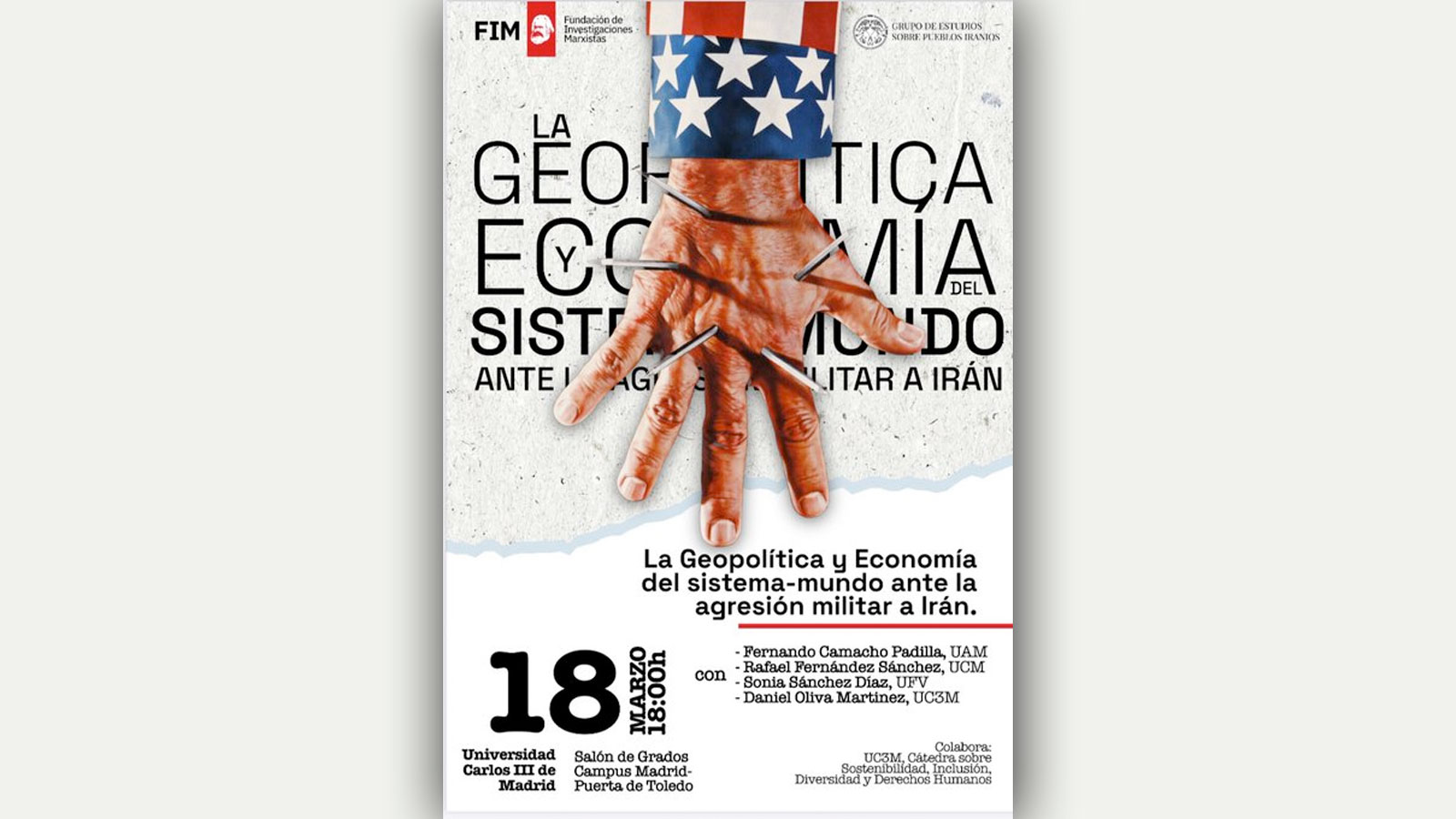 Segunda sesión Geopolítica y Economía del Sistema Mundo, Fundación de Investigaciones Marxistas
