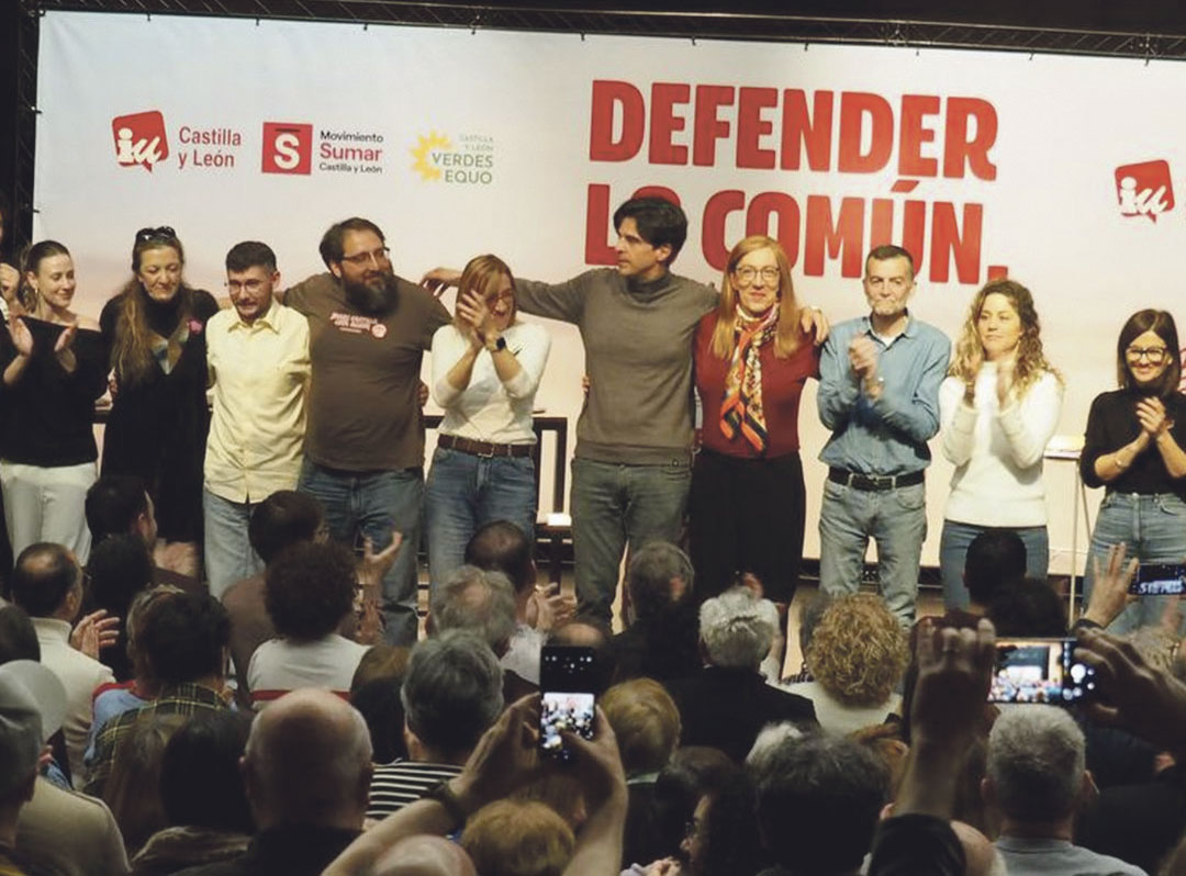 Cierre de campaña IU Castilla y León | Fuente: Izquierda Unida Castilla y León