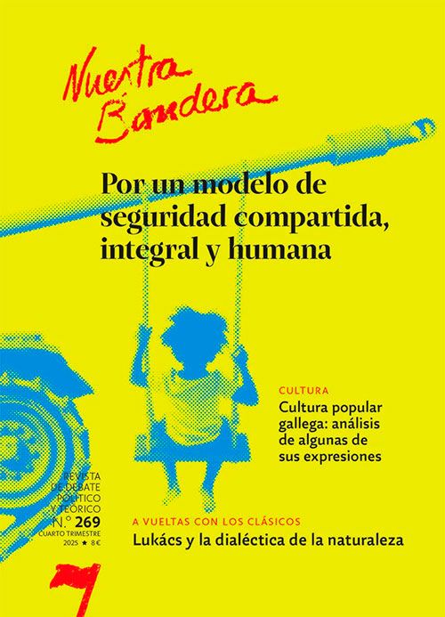 Por un modelo de seguridad compartida, integral y humana. Portada de "Nuestra Bandera" nº 269