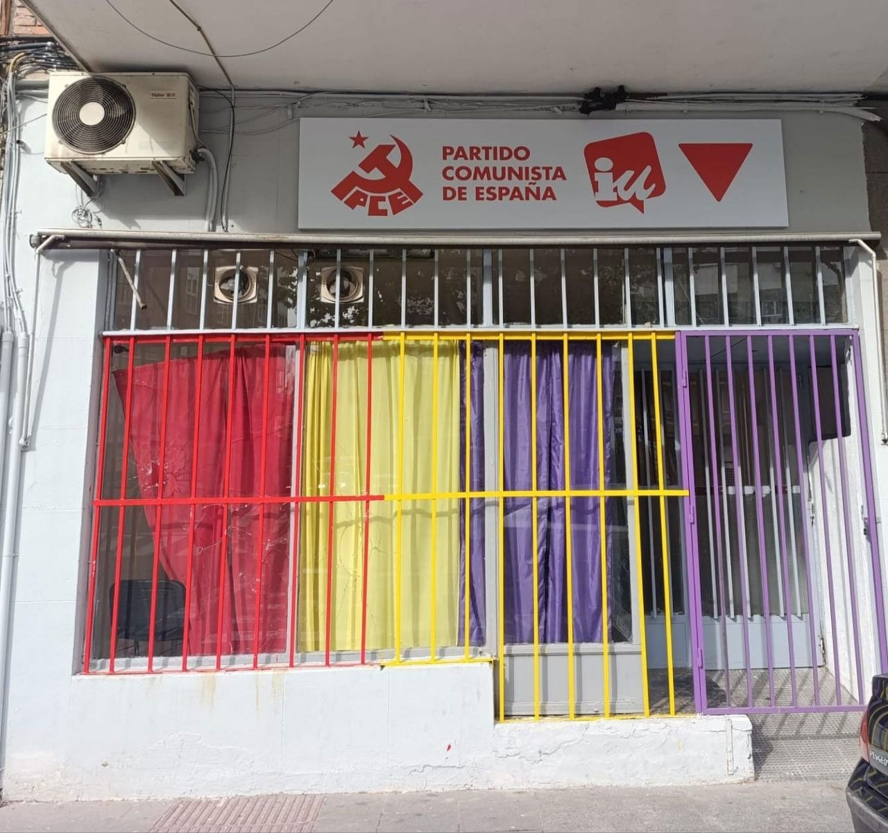 Fachada de la sede del PCE en Talavera | Fuente: Pepe Iniesta