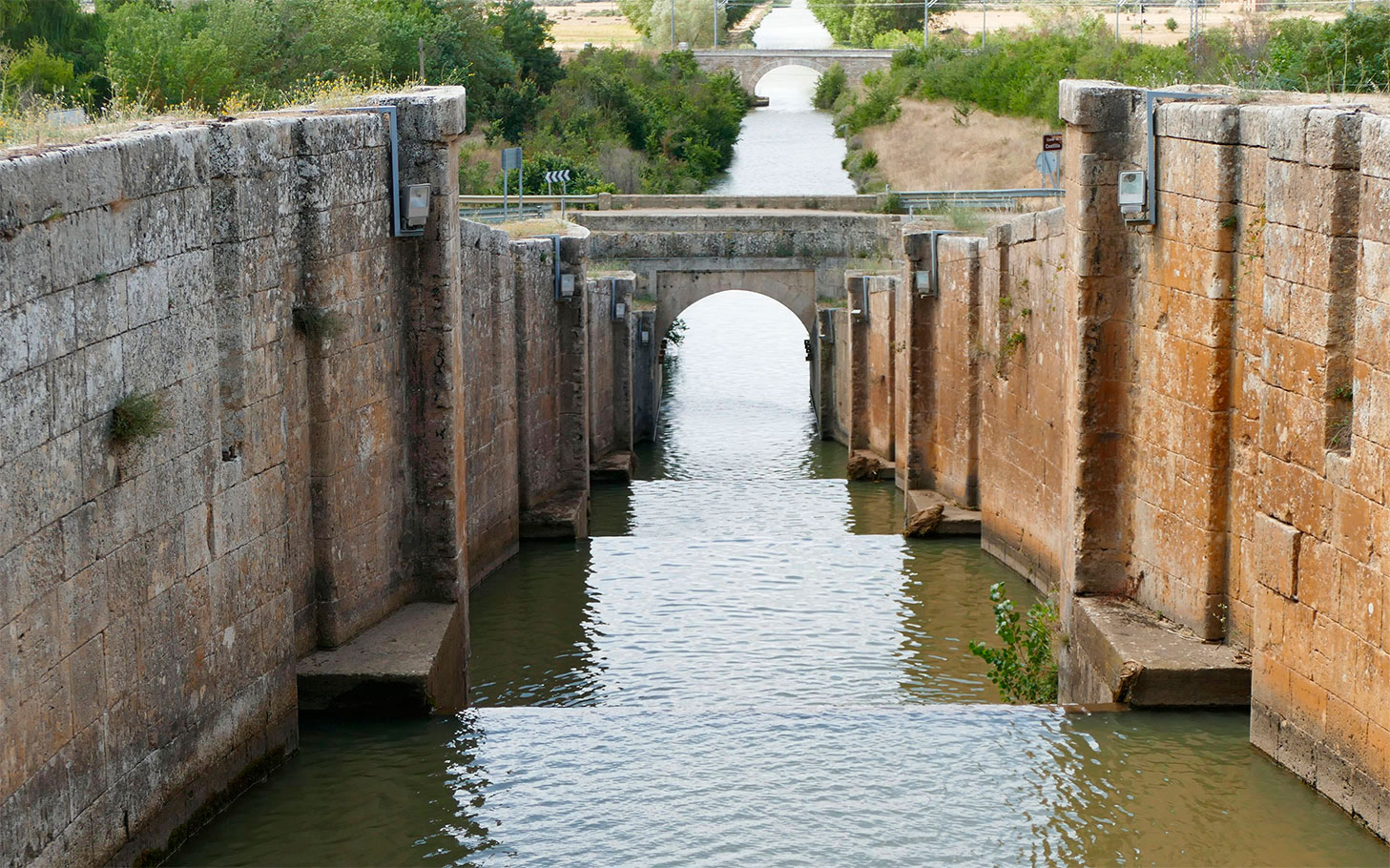 Esclusas del Canal de Castilla en Frómista (Palencia) | Palencia Turismo