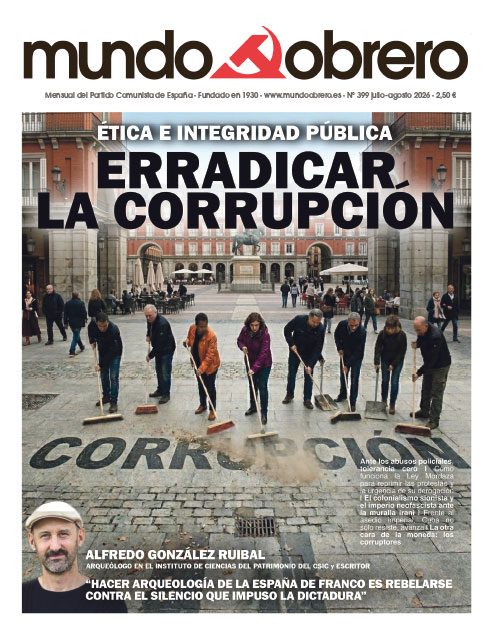 Ética e intergridad pública. Erradicar la corrupción. Mundo Obrero 399 julio/agosto 2026