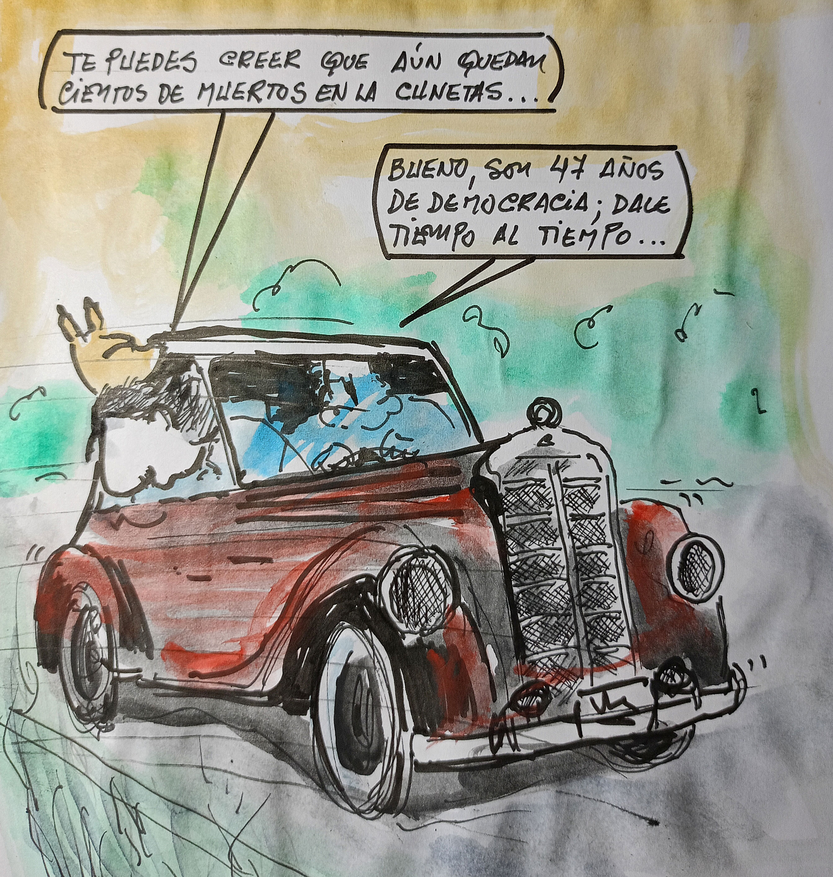 Muertos en las cunetas