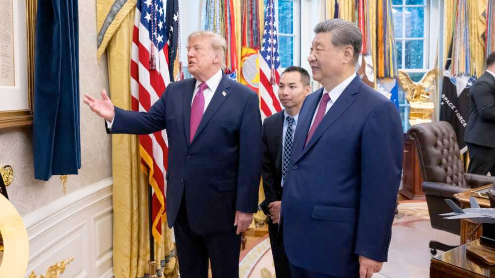 Donald Trump y Xi Jinping | Fuente: CGTN