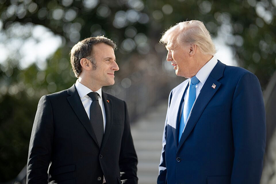 Encuentro de Macron y Donald Trump en la Casa Blanca, febrero 2025 | The White House / Public domain