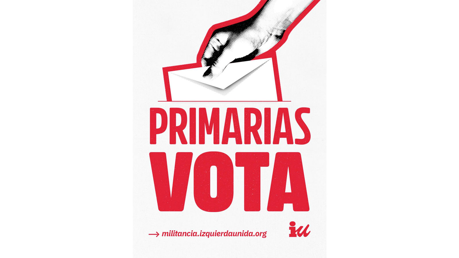 Vota primarias IU.